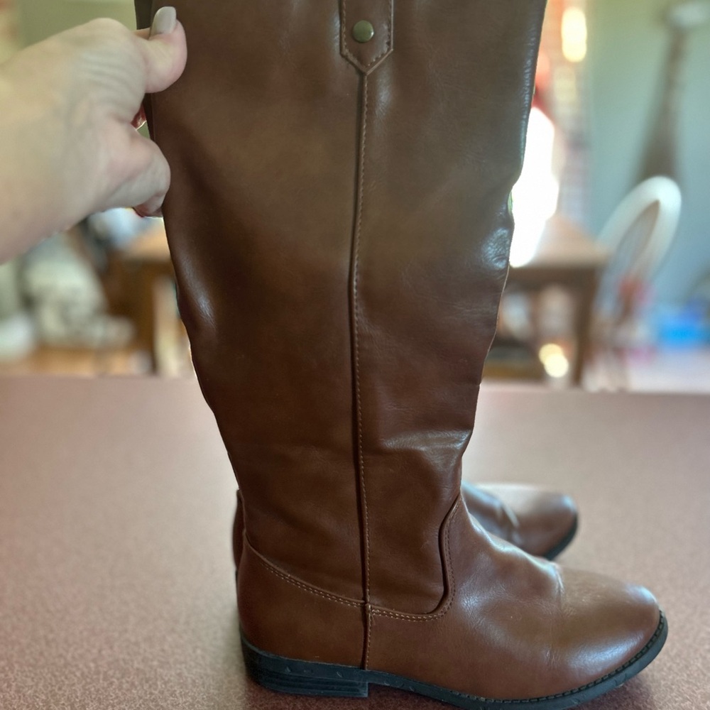 Rampage Brown Winter Boots Equestrian Style